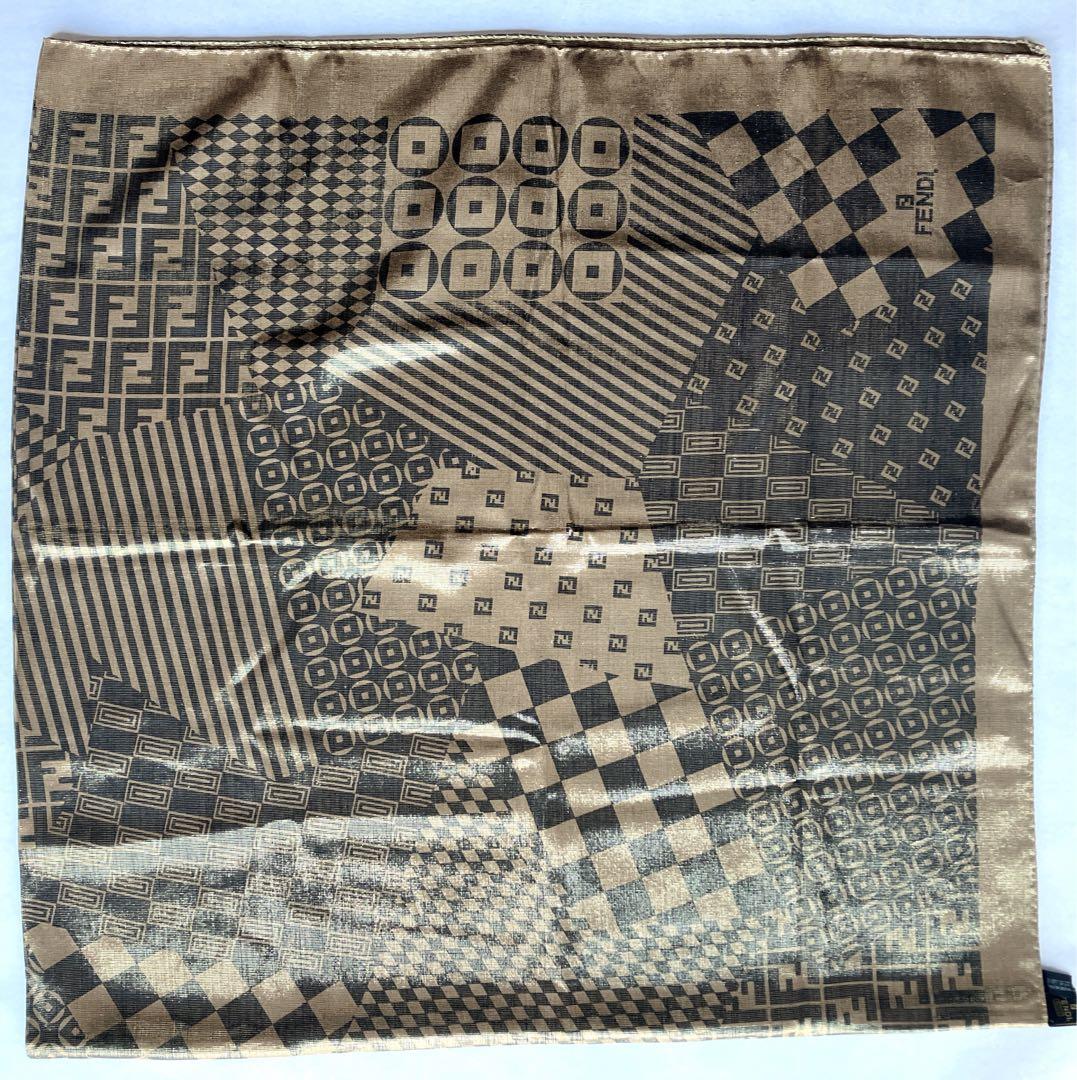 FENDI ズッカストールスカーフハンカチ FENDI フェンディ ズッカ柄