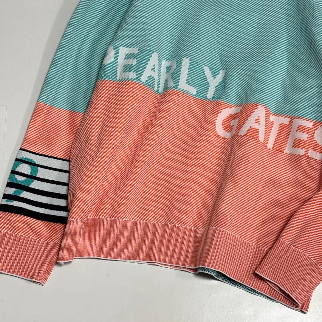 PEARLY PEARLY GATES パーリーゲイツ バイアスジャガードハイネック