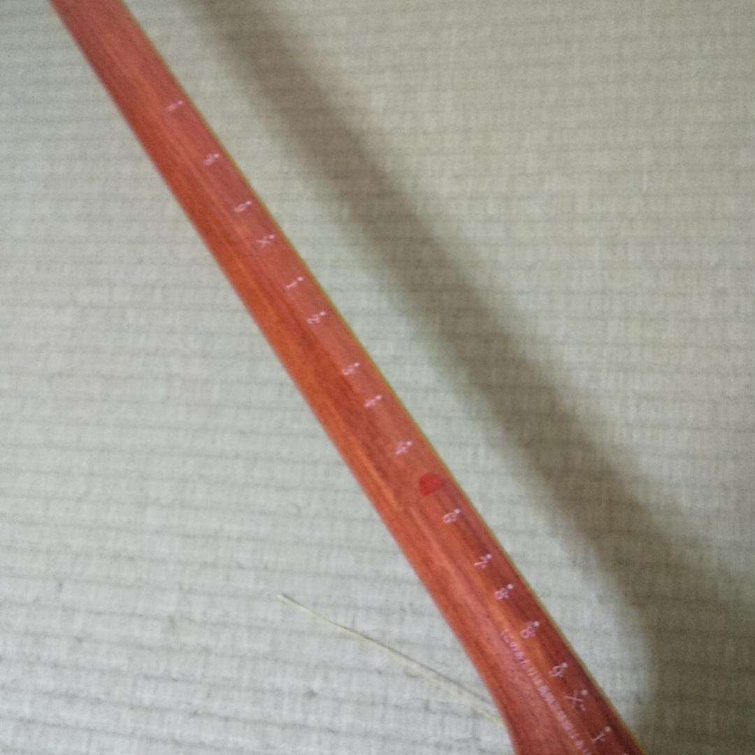 三味線 中棹 バチ バチ収納ケース ハードケース セット 破れありの通販
