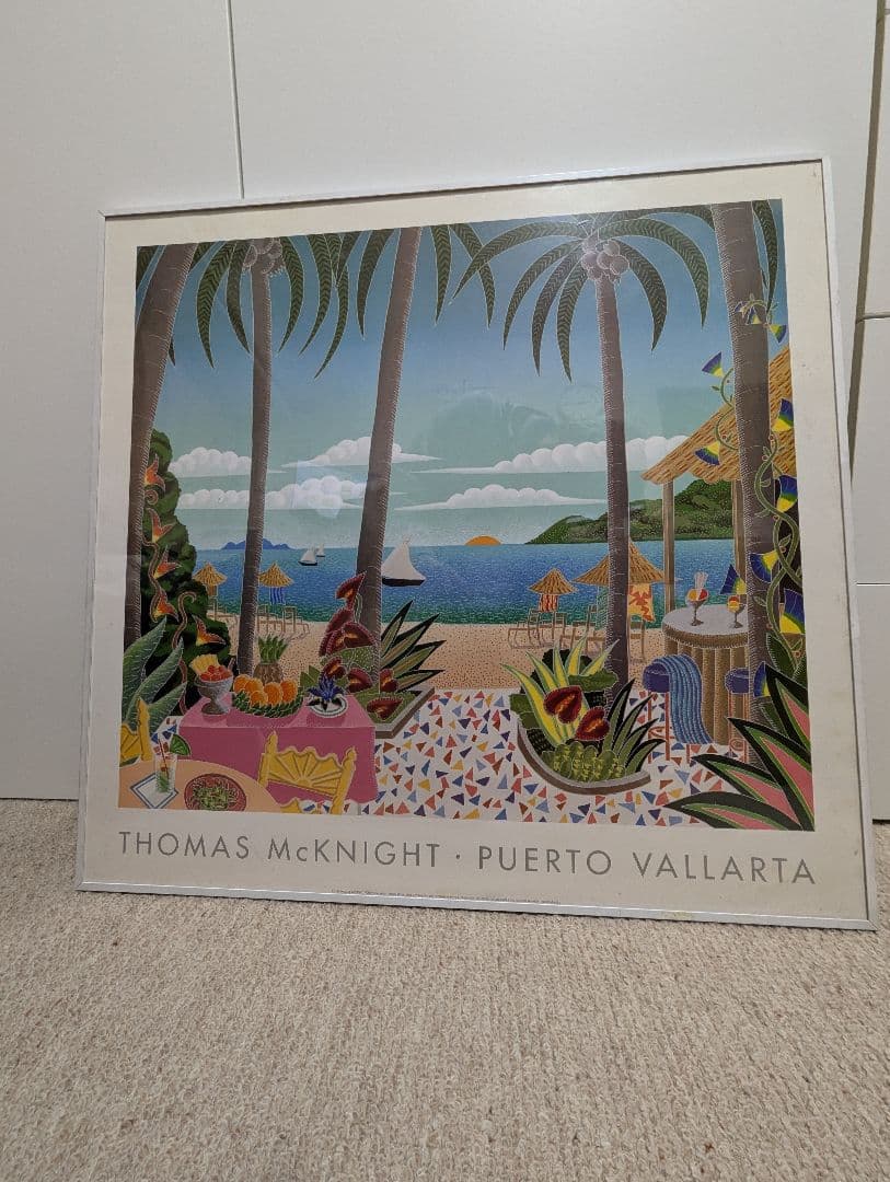 トーマス・マクナイト シルクスクリーン『プエルト・バジャルタ』 トーマス・マクナイト シルクスクリーン『プエルト・バジャルタ