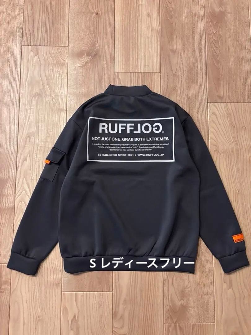 専用 ラフロッグ バックフレームロゴモックネックシャツ
