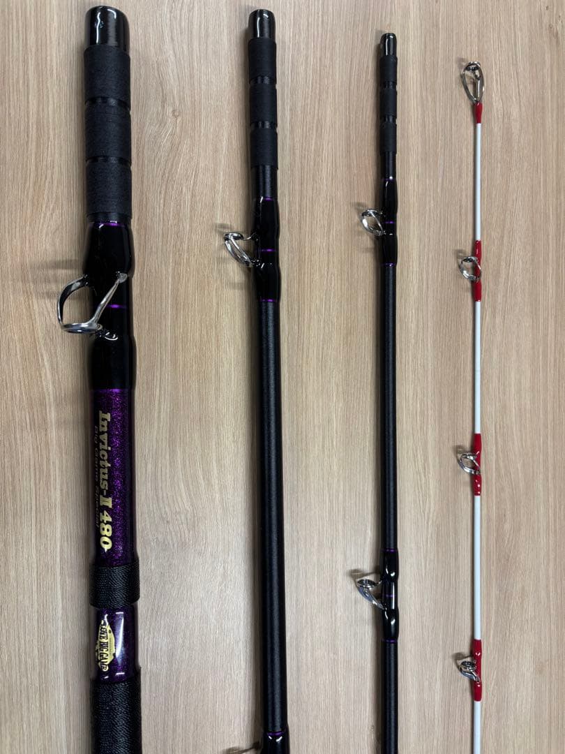 未使用品 釣房エム invictus-Ⅱ480 クエ・アラ 釣竿 - メルカリ