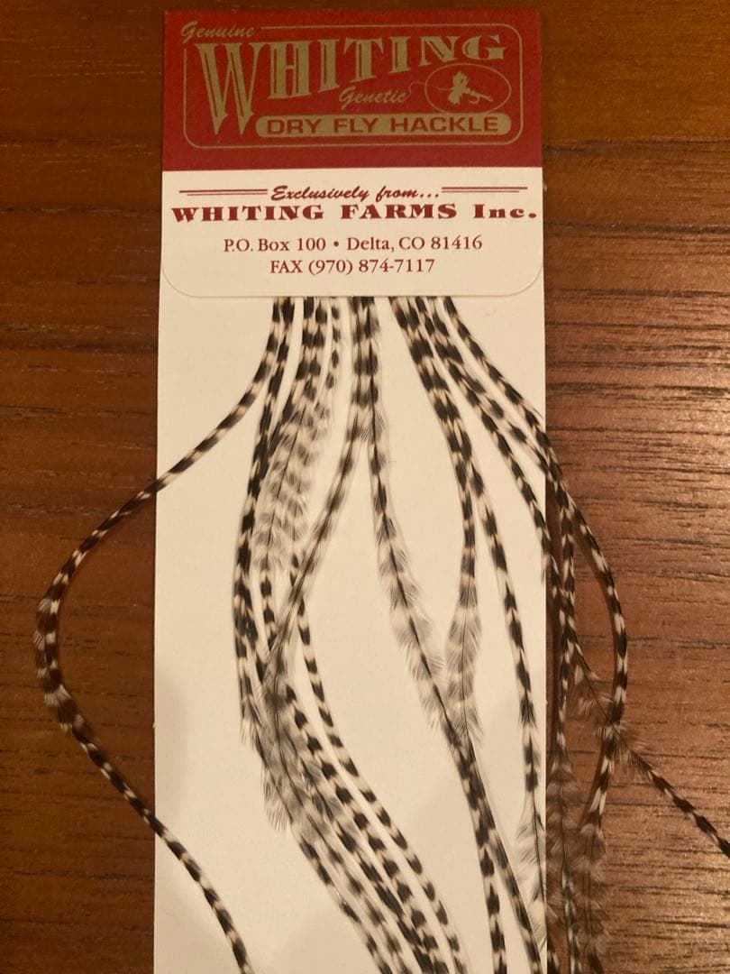 クリズリー ホワイティングファーム WHITING ハックル サドル - メルカリ