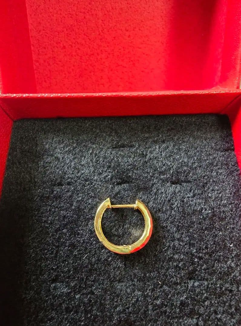 アトラス K18 ピアス 片方 18金 エテ アガット 14K