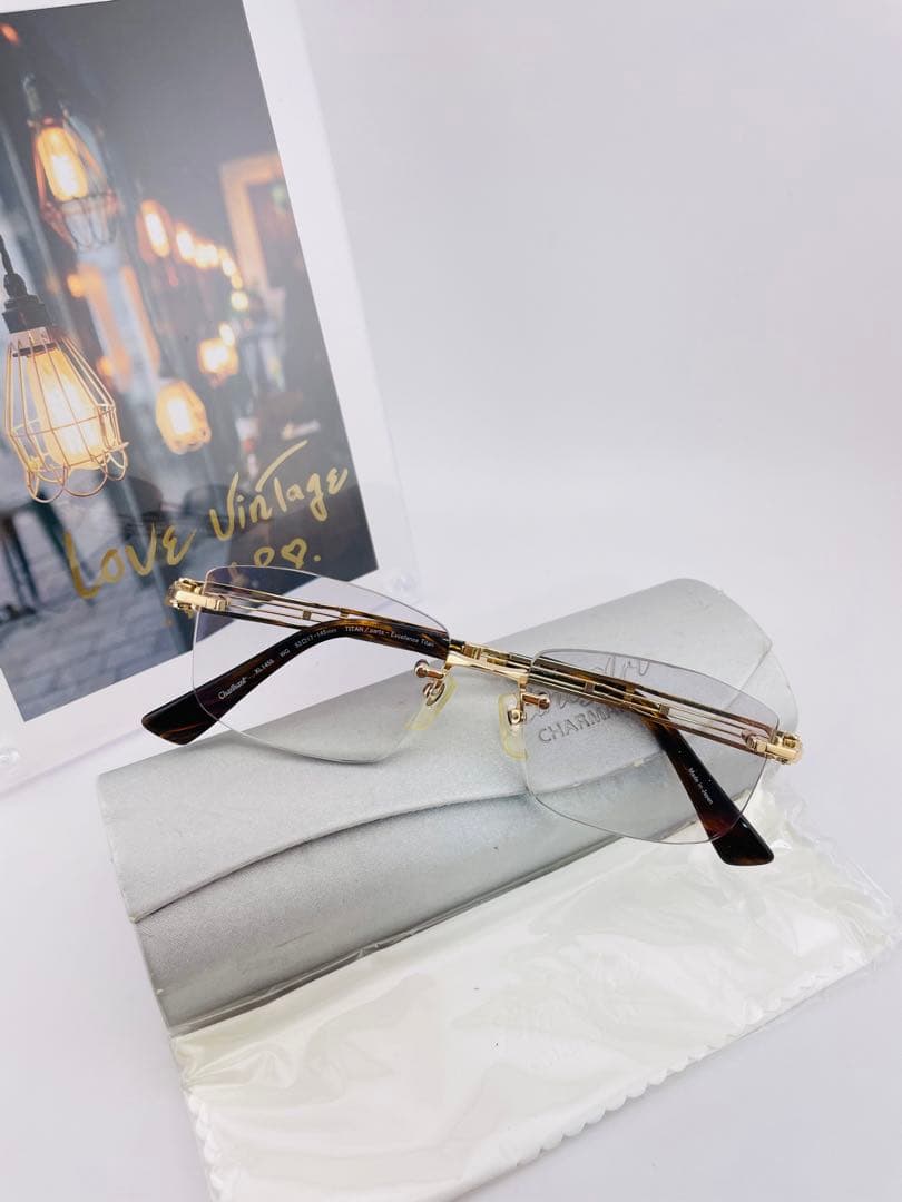 Charmant Line art 眼鏡 ツーポイントフレーム　日本製 人気15 Charmant Line art 眼鏡 ツーポイントフレーム 日本製 人気15 【誕生