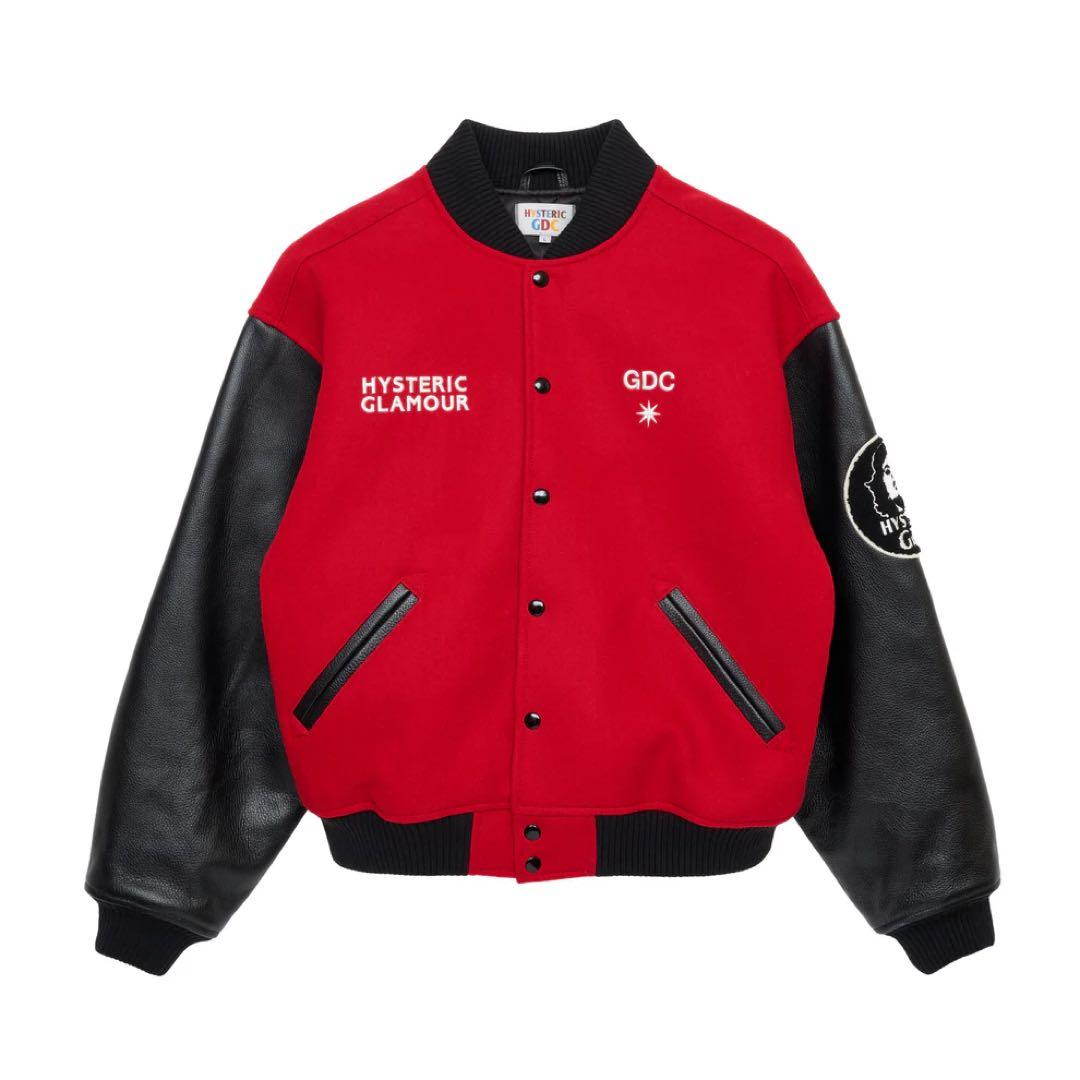 レッド HYSTERIC GLAMOUR GDC スタジャン XL キムタク - メルカリ