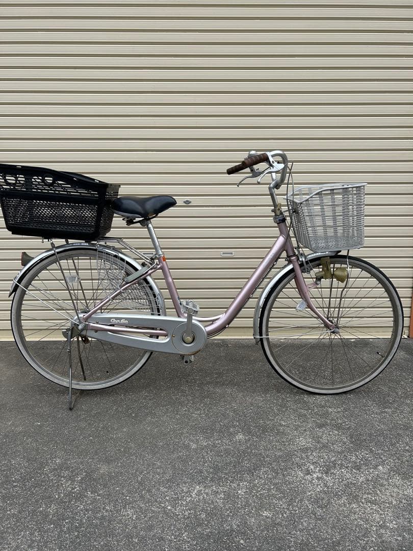 26インチ自転車 完組配送】シティサイクル 26インチ シマノ6段変速ギア ママチャリ
