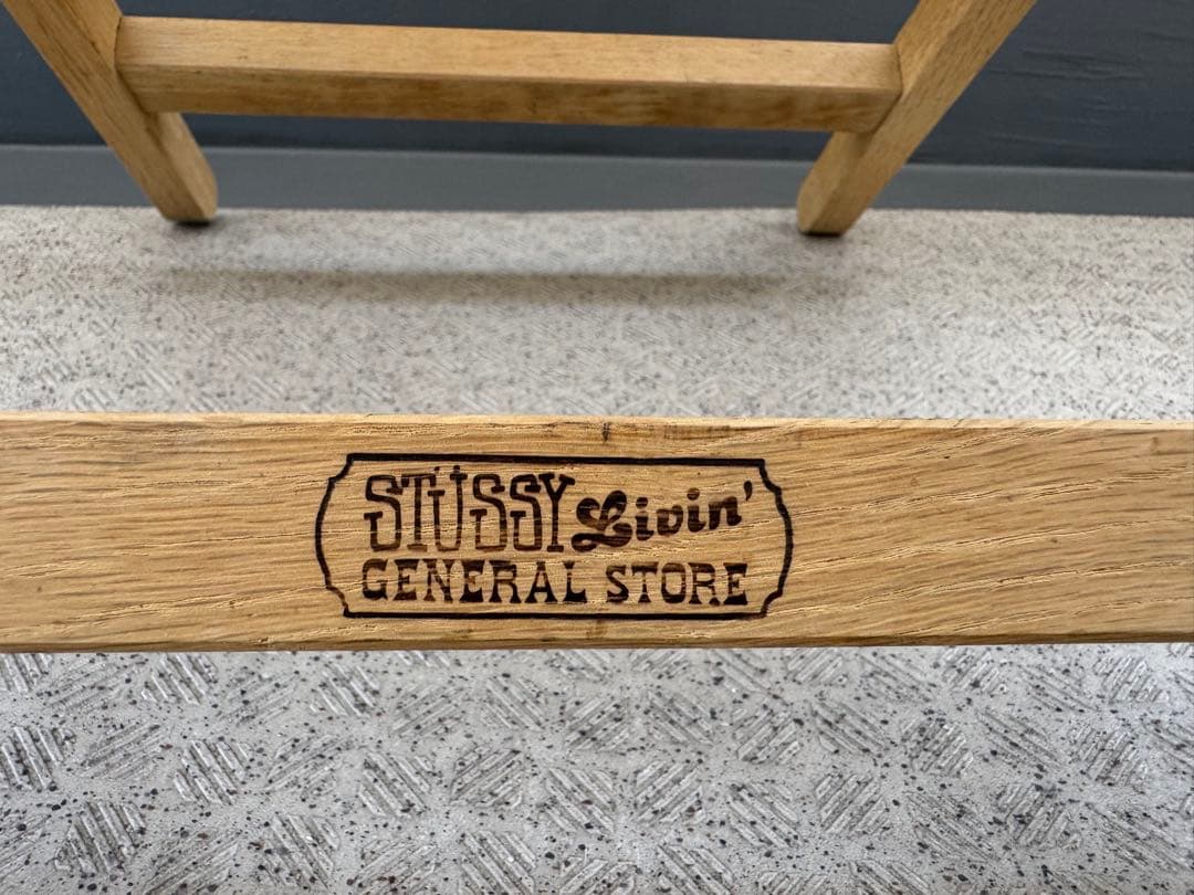 STUSSY Livin' GENERAL STORE × 木製スツールの通販｜www.reigneleven.com