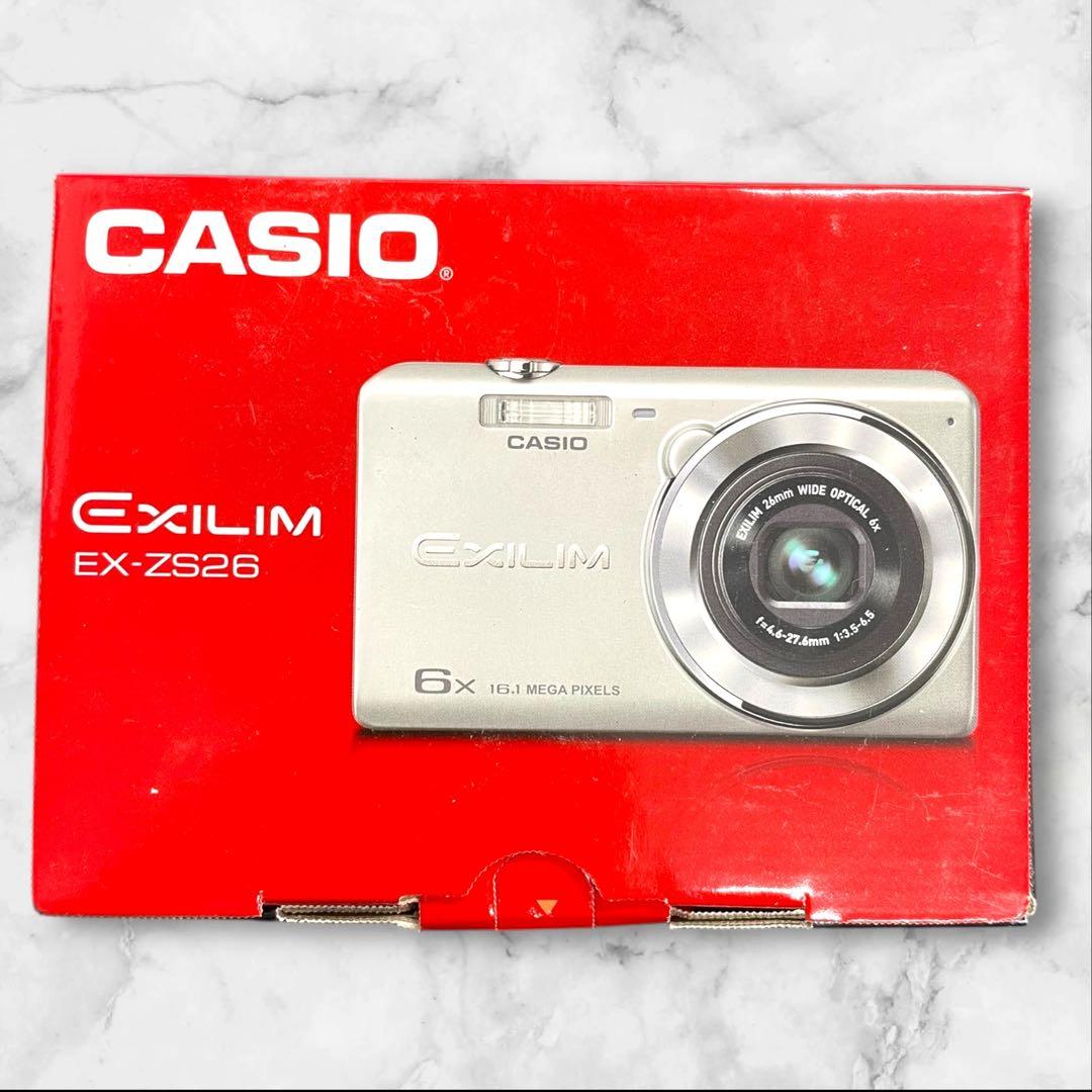 CASIO EXILIM EX-ZS26 ホワイト 電源OK 新品