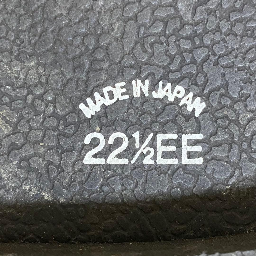 HARUTA ブラック メリージェーン シューズ　22.5cm EE 希少