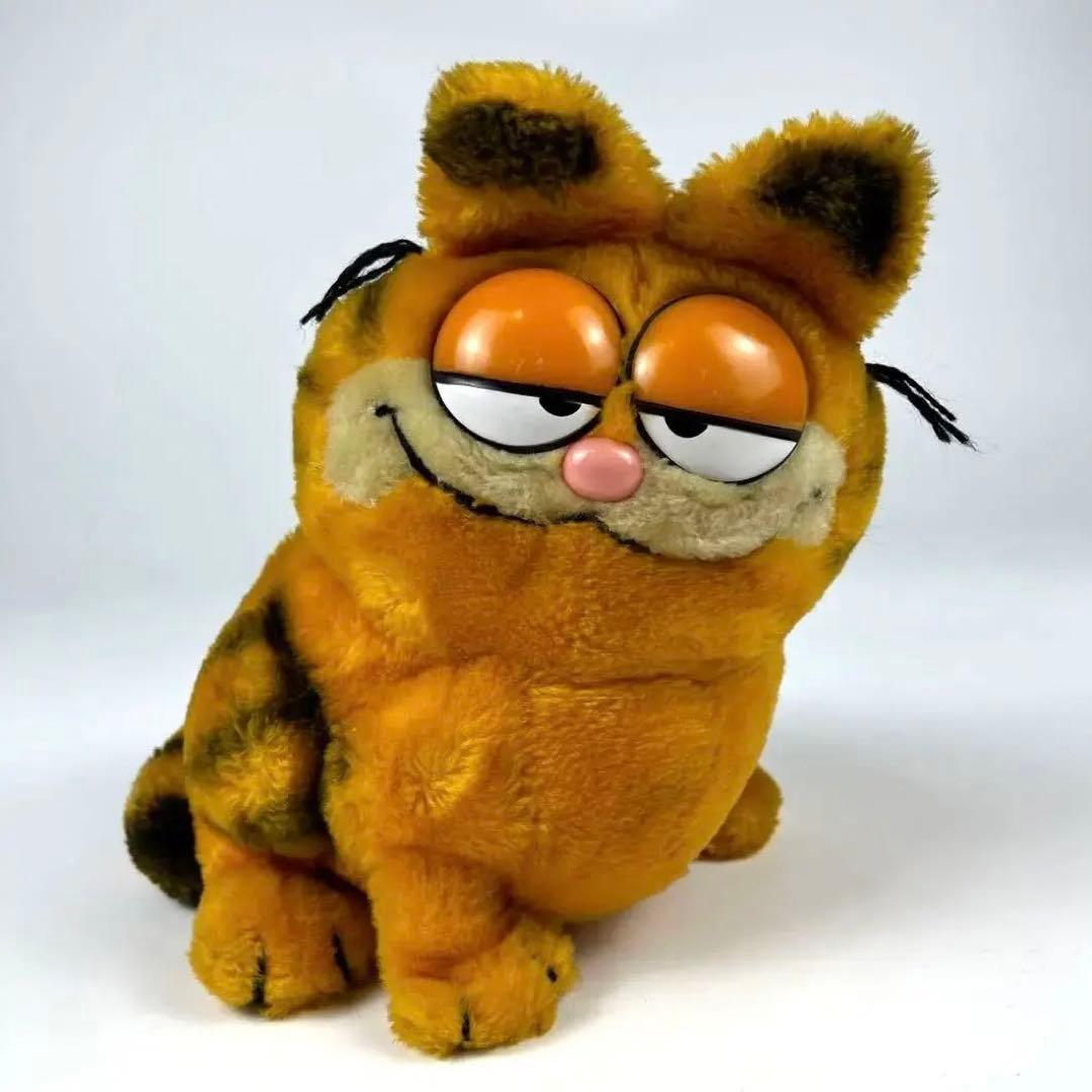 80s Garfield ガーフィールド ぬいぐるみ Vintage 大サイズ 80s Garfield ガーフィールド Dakin ヴィンテージ ぬいぐるみ ノーマル