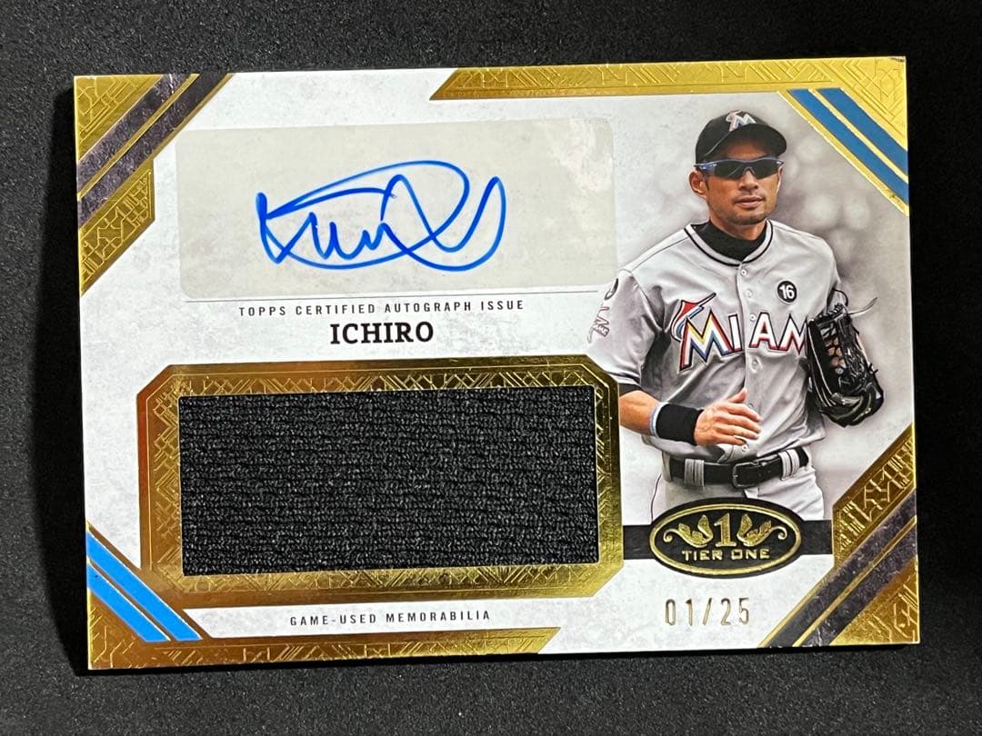 イチロー topps2025 TierOne直筆サインレリックカード 25枚限定 - メルカリ