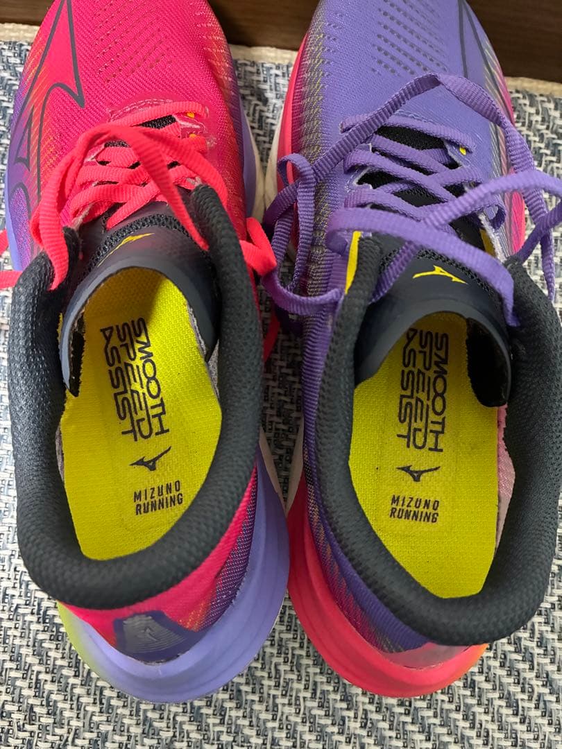 【極美品】ミズノ ウェーブリベリオンプロ 23.0cm（使用5km未満）