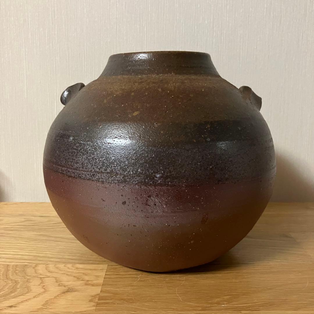 備前焼壺花瓶藤原雄 造