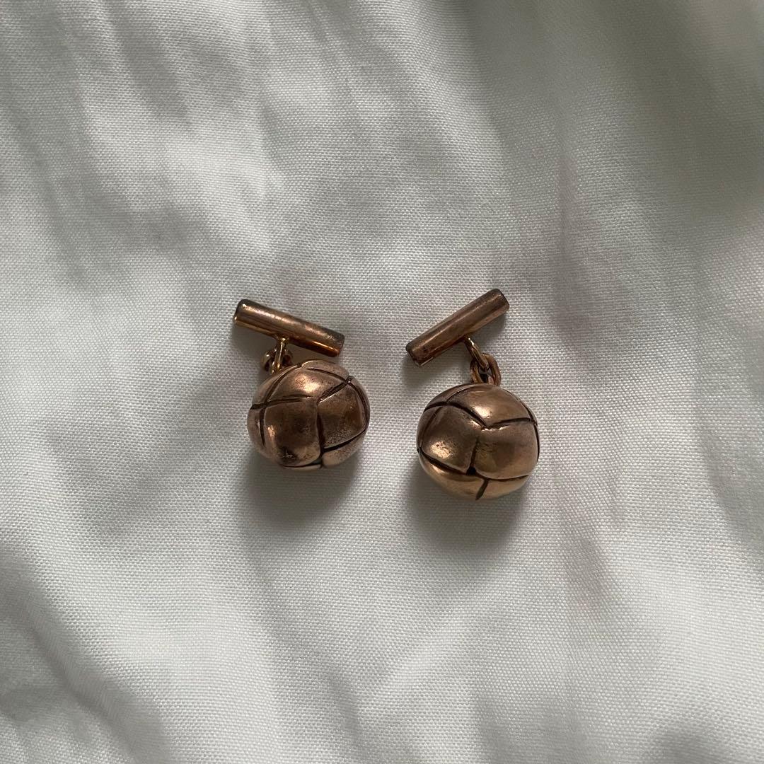 エルメス　カフス　ヴィンテージ　HERMES ゴールド　ブロンズ 楽天市場】【美品】エルメス HERMES セリエ ウッド 木製 カフス カフス