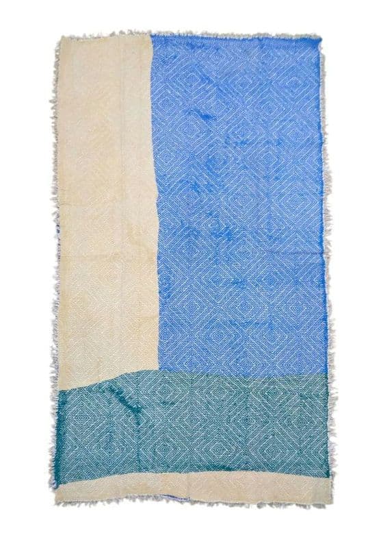 187 ヴィンテージ ラリーキルト / カンタキルト カバー 厚手 希少 青