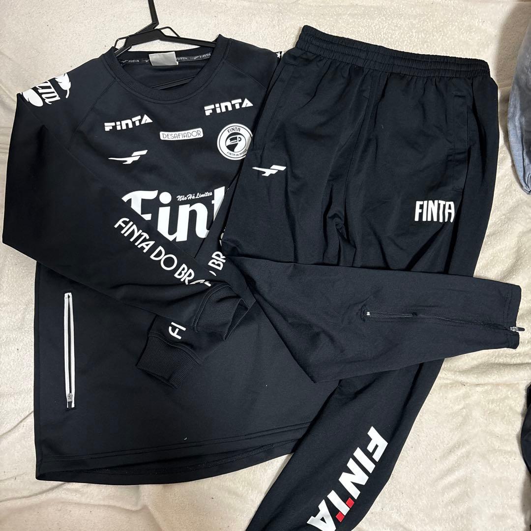 Finta ブラック ジャージ 上下セット - メルカリ