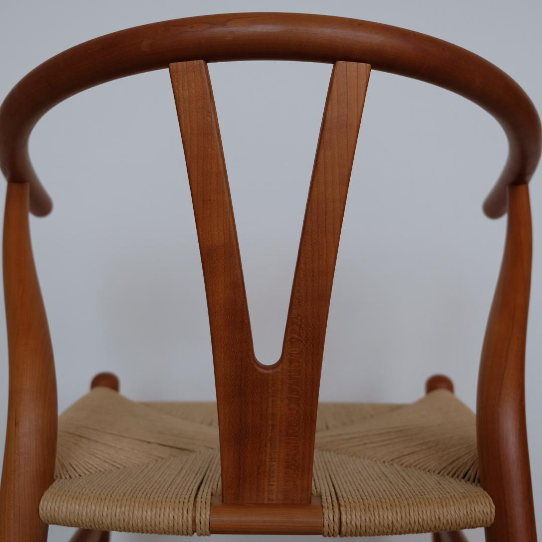 希少｜美品】ヴィンテージ CH24（Yチェア）チェリーオイル仕上②