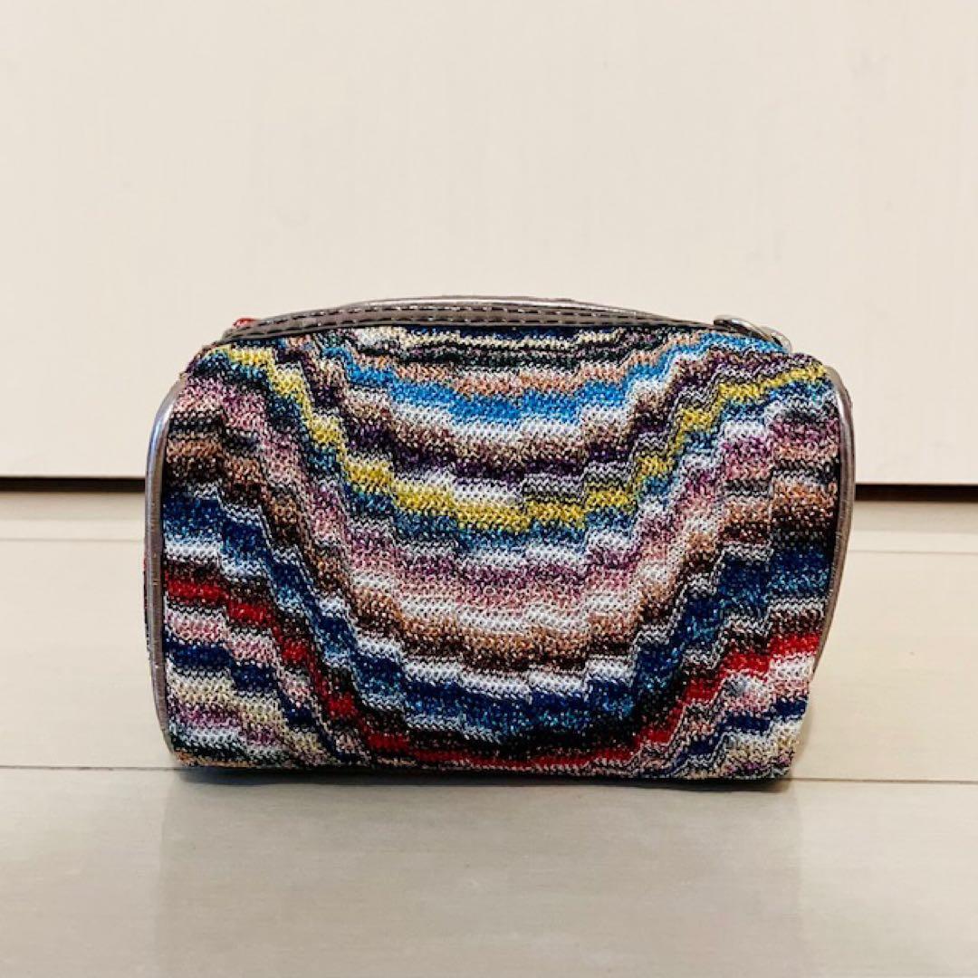 未使用 MISSONI ミッソーニ ポーチ ラメ マルチカラー 小物入れ - メルカリ