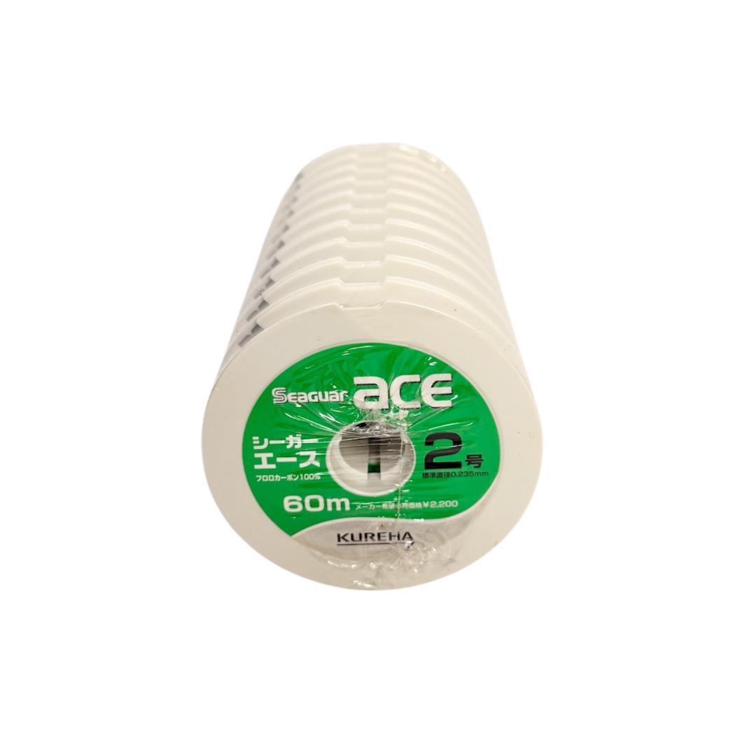 新品未使用】クレハ シーガー エース 2号 60m連結 × 10個 セット