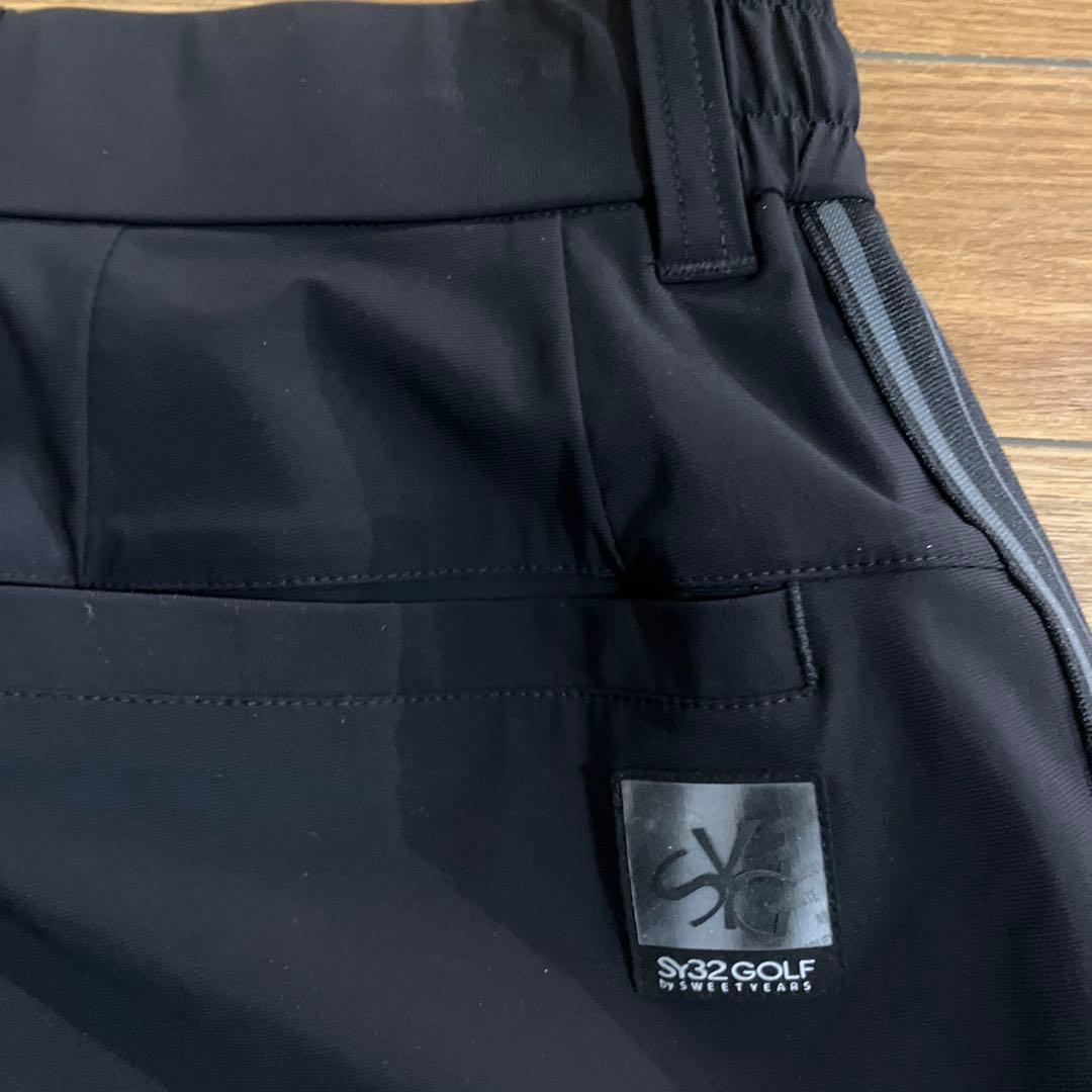 SY32 ABSOLUTE ブラックパンツ ストライプ Lサイズ 安く 買う