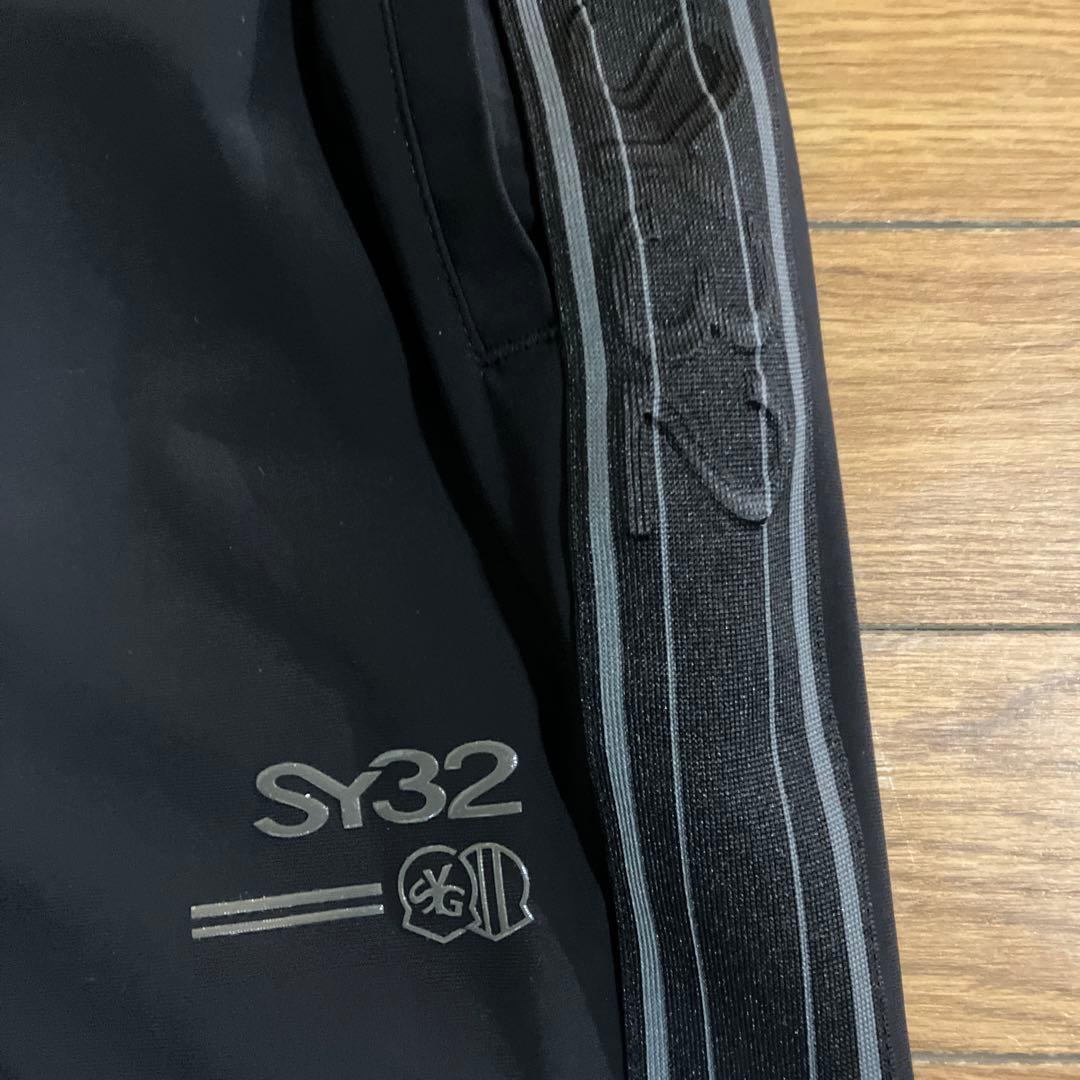 SY32 ABSOLUTE ブラックパンツ ストライプ Lサイズ 安く 買う