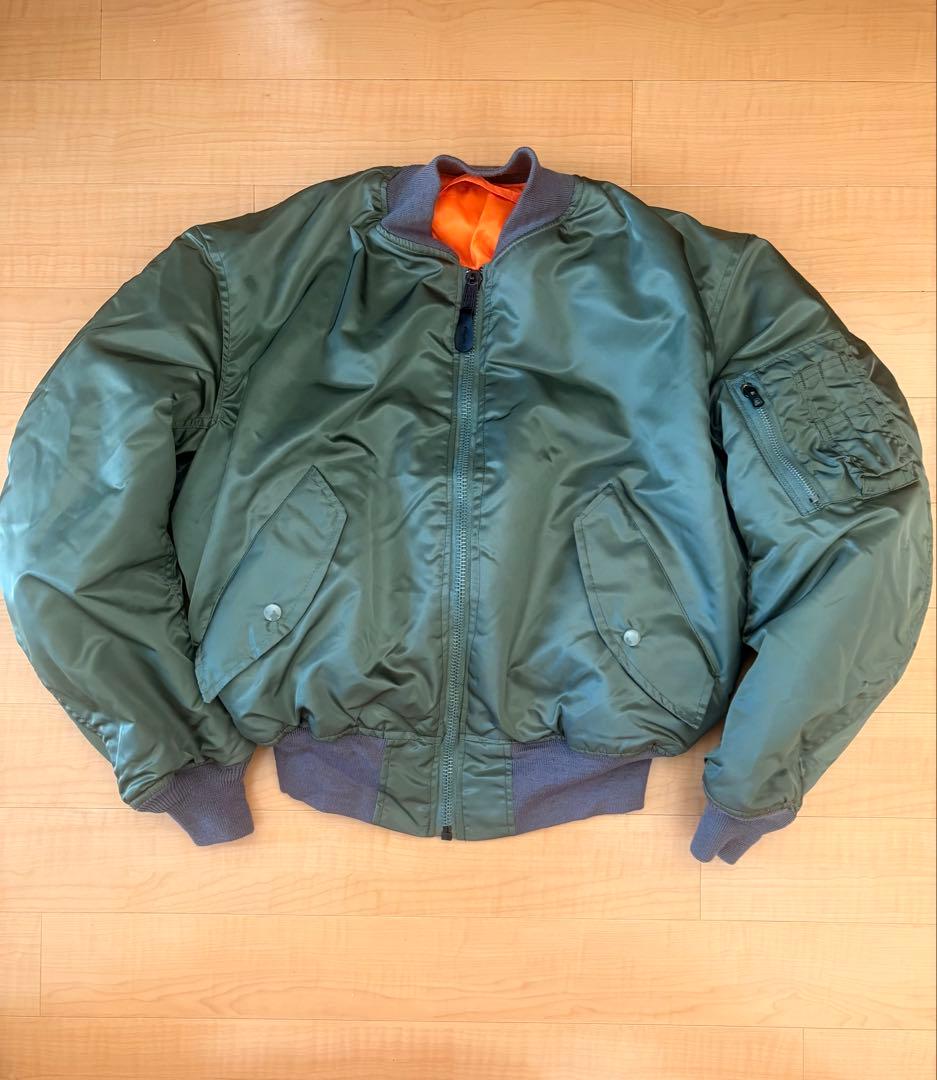 週末値段【デッドストック】90s GREENBRIER MA-1 USA製 L 楽天市場】