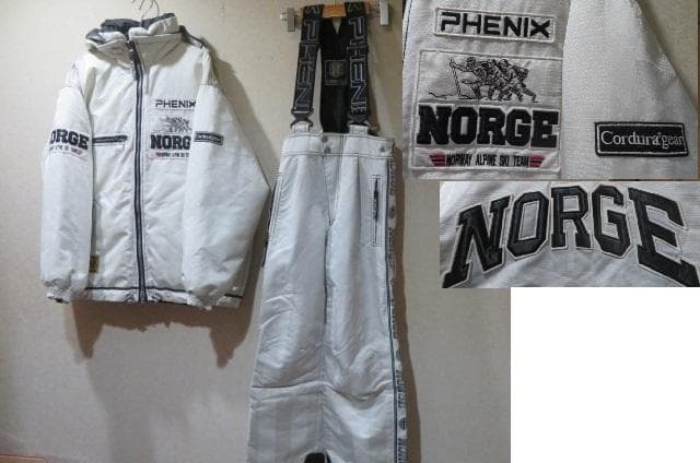 激レア希少　ノルウェー代表（フェニックスPHENIX）スキーウェア 上下セット フェニックス 最高峰 ノルウェー オリンピックモデル スキーウェア