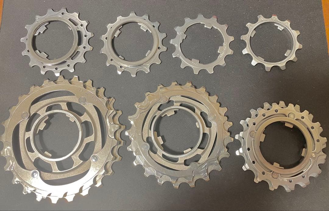 極美品】Campagnolo RECORD 10s カセット＋新品ロックリング