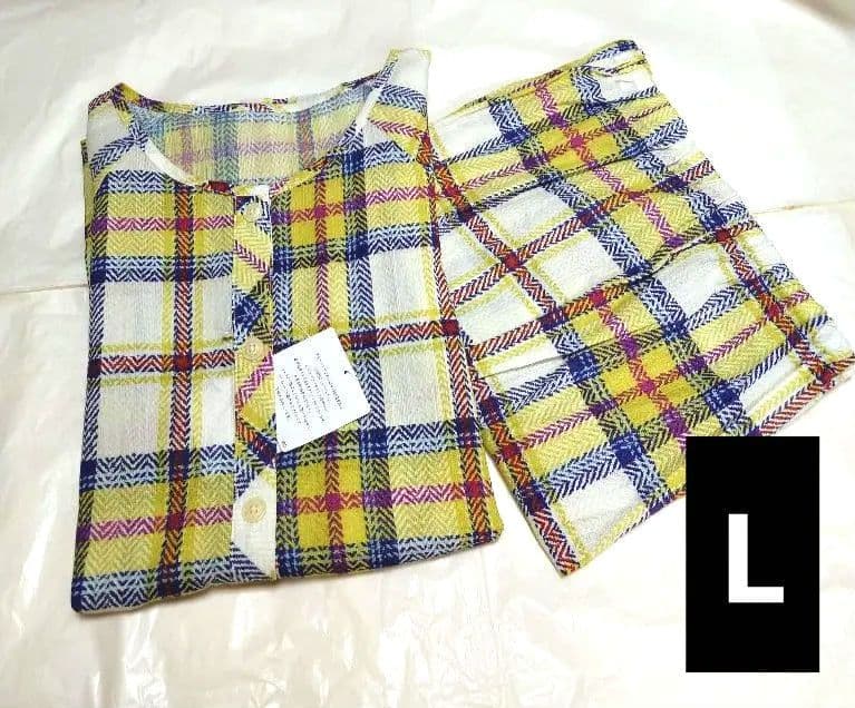 新品タグ付き 高級 ワコール パジャマ ルームウェア AVOKA L ワコール／睡眠科学 【綿100％】サテン 光沢感があり、なめらかで