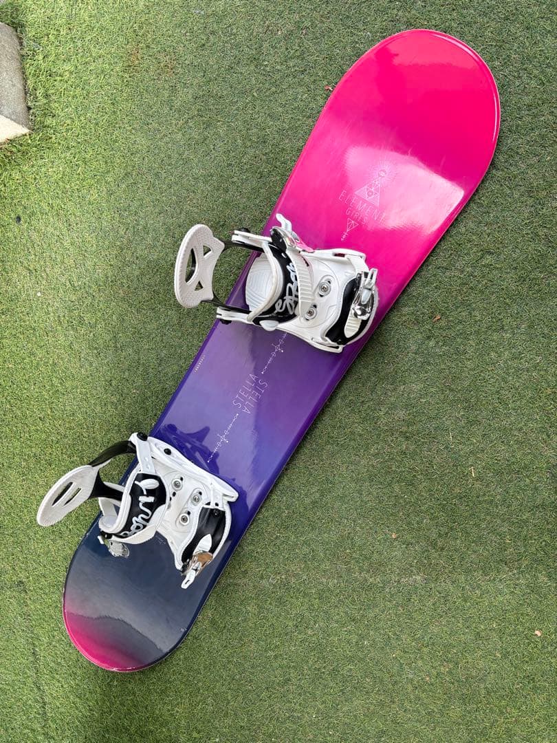 ELEMENT GIRLS STELLA スノーボード spoonビンディング - メルカリ