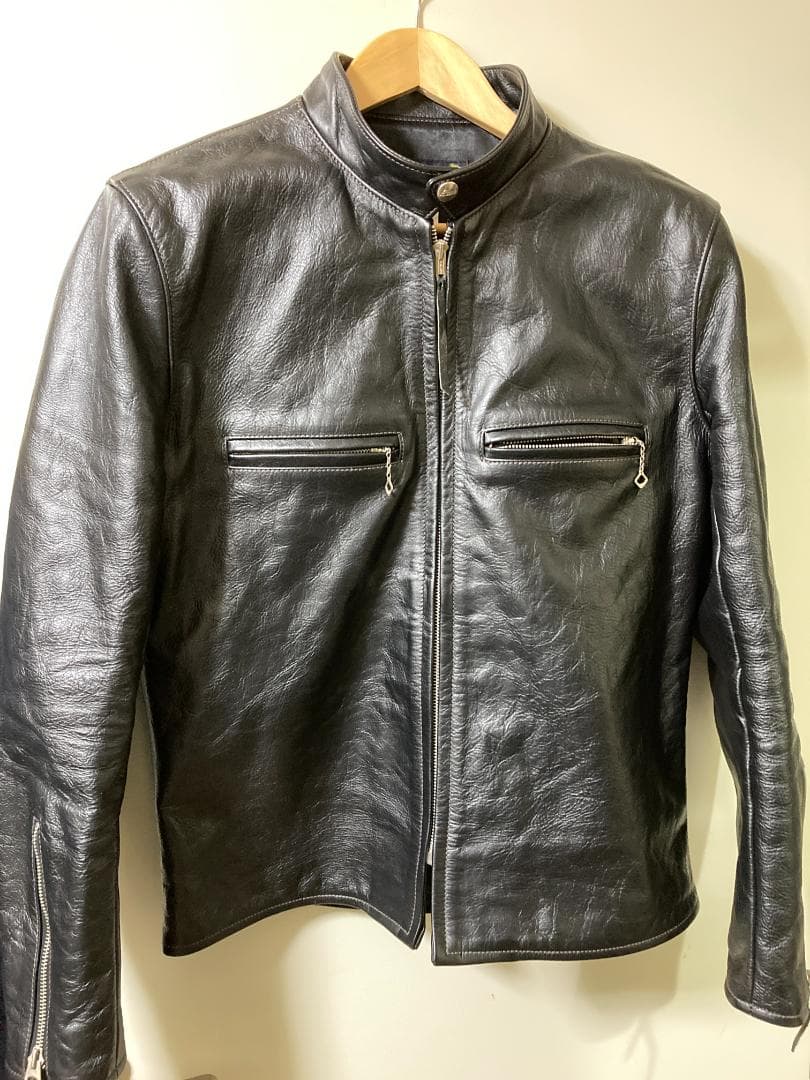 BUCO J-100 シングルライダースジャケット レザー ホースハイド38 M
