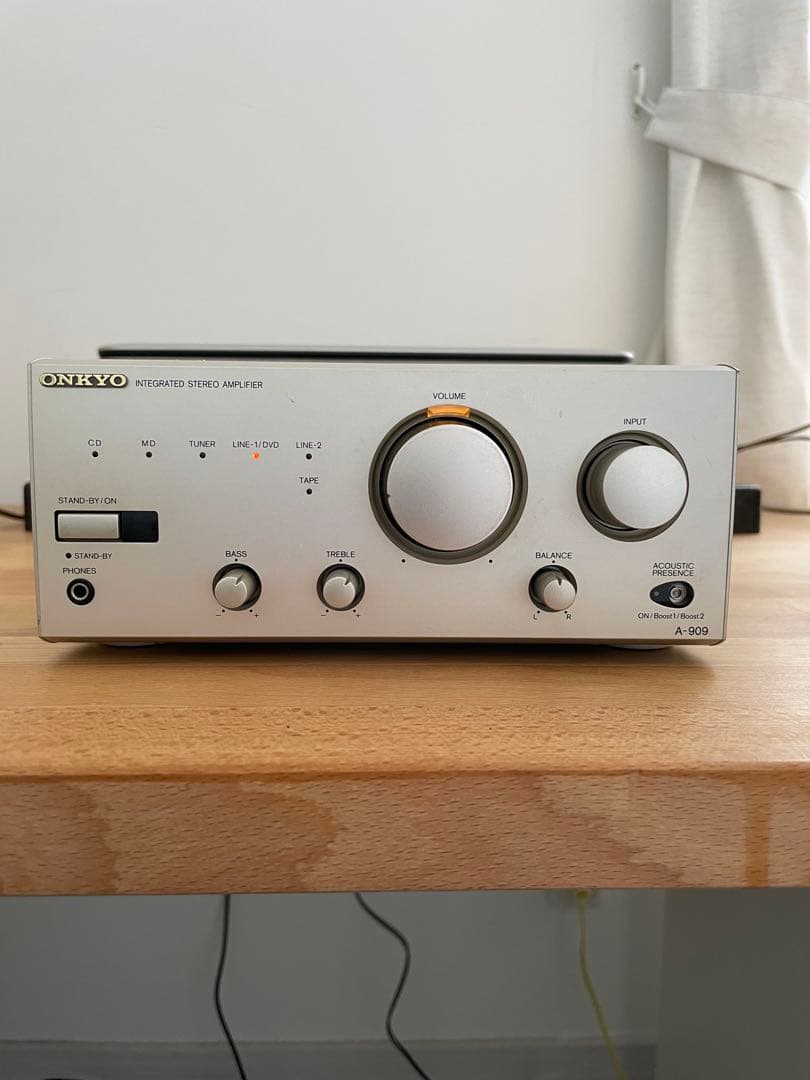 ONKYO A-909 プリメインアンプ - メルカリ