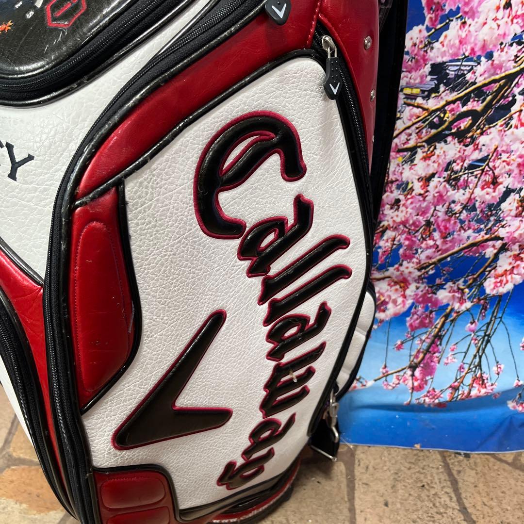 寶BT-1055 Callaway 3点式 キャディバッグ 赤黒 - メルカリ