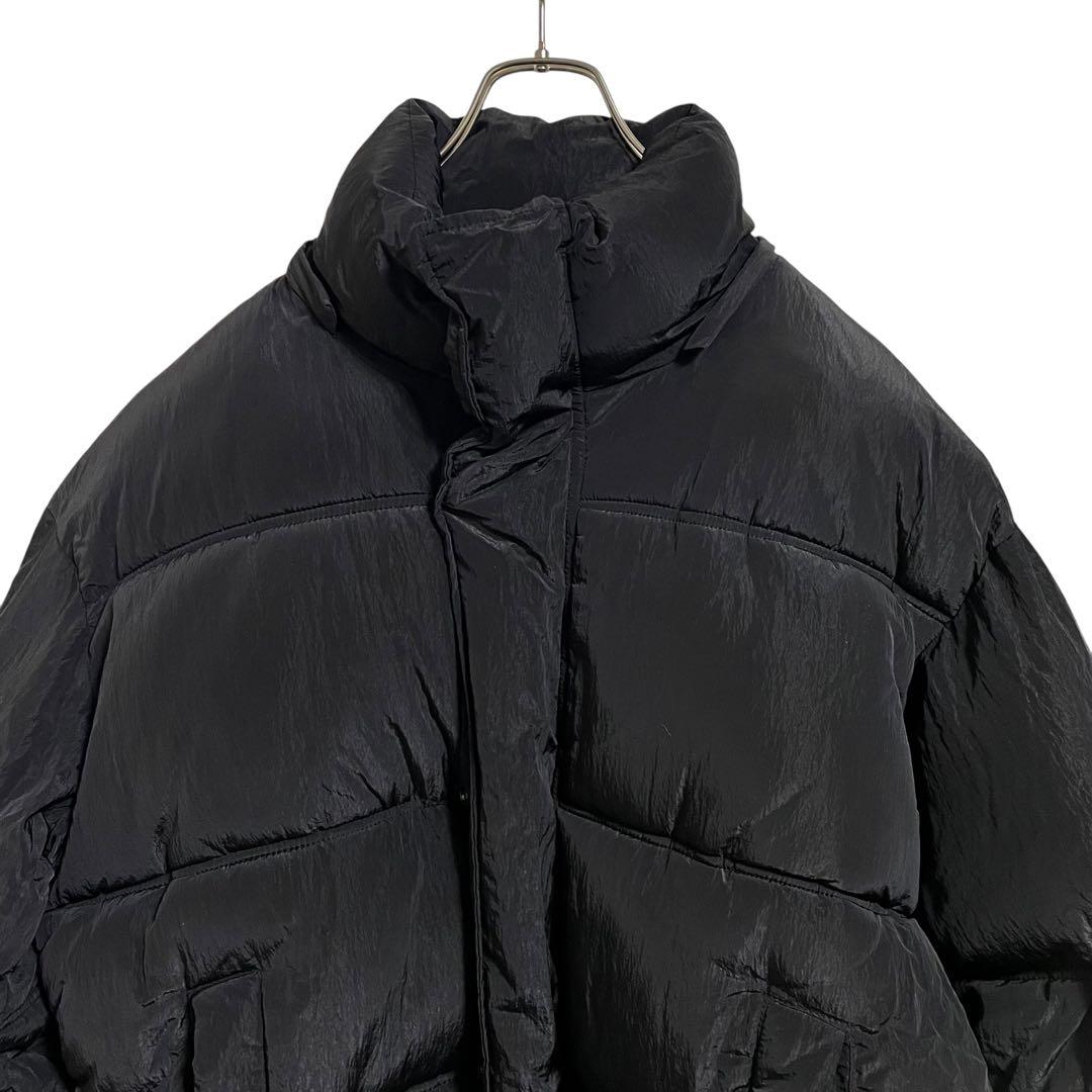 ZARA 肉厚 ヌプシ ダウンジャケット ブラック 40 - メルカリ