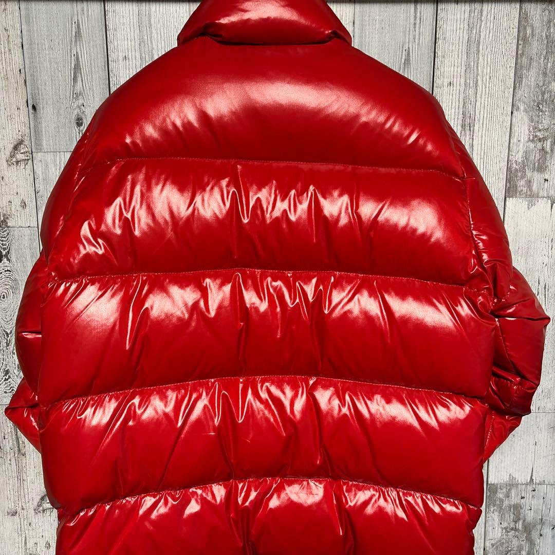 江原武 様専用】MONCLER レッド ダウンジャケット - メルカリ