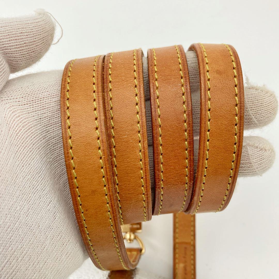 ルイヴィトン ショルダーストラップ ヌメ革 ベルト 肩紐 1.5cm×110cm