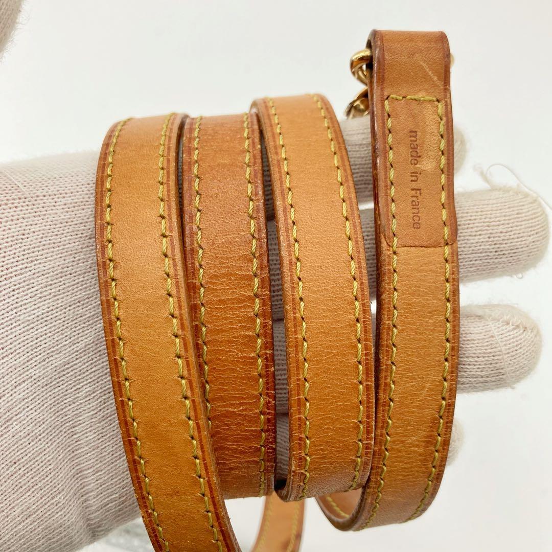 ルイヴィトン ショルダーストラップ ヌメ革 ベルト 肩紐 1.5cm×110cm