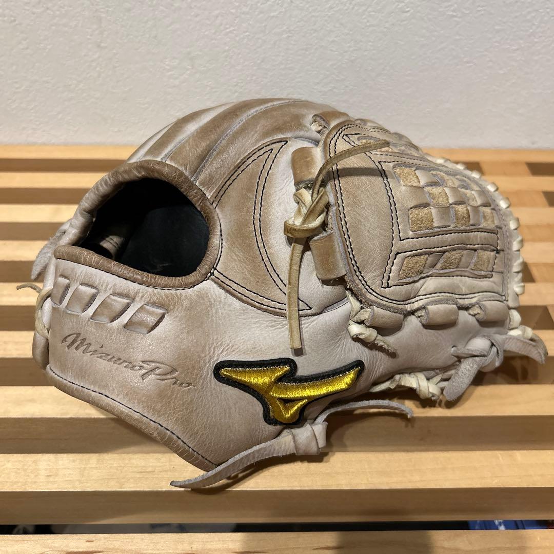 ふうせん　Mizuno Pro グローブ ブロンド ふうせん Mizuno Pro グローブ ブロンド Mizuno 硬式グローブ