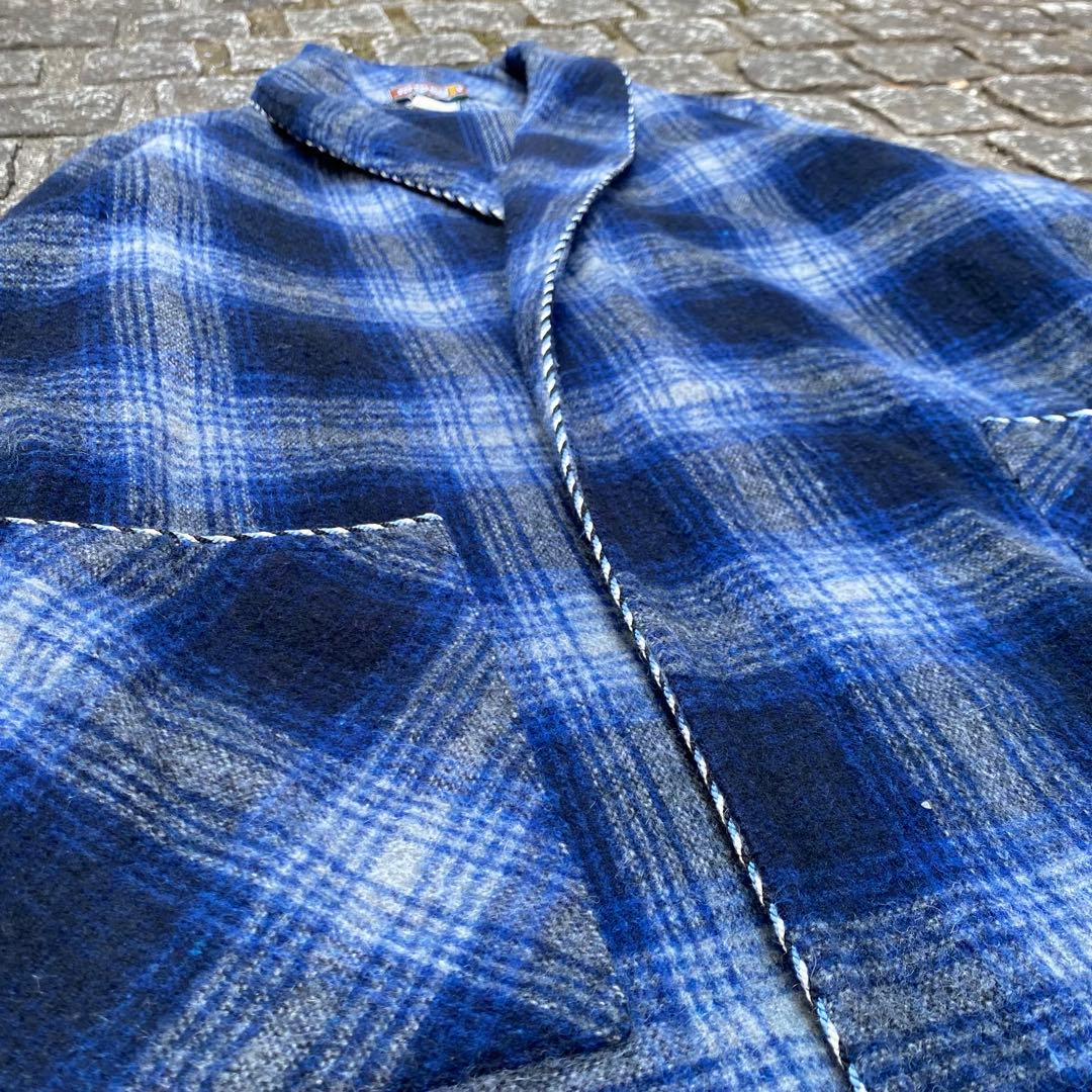 激レア 80年代 イギリス製 マックレガー オンブレチェックガウンコート