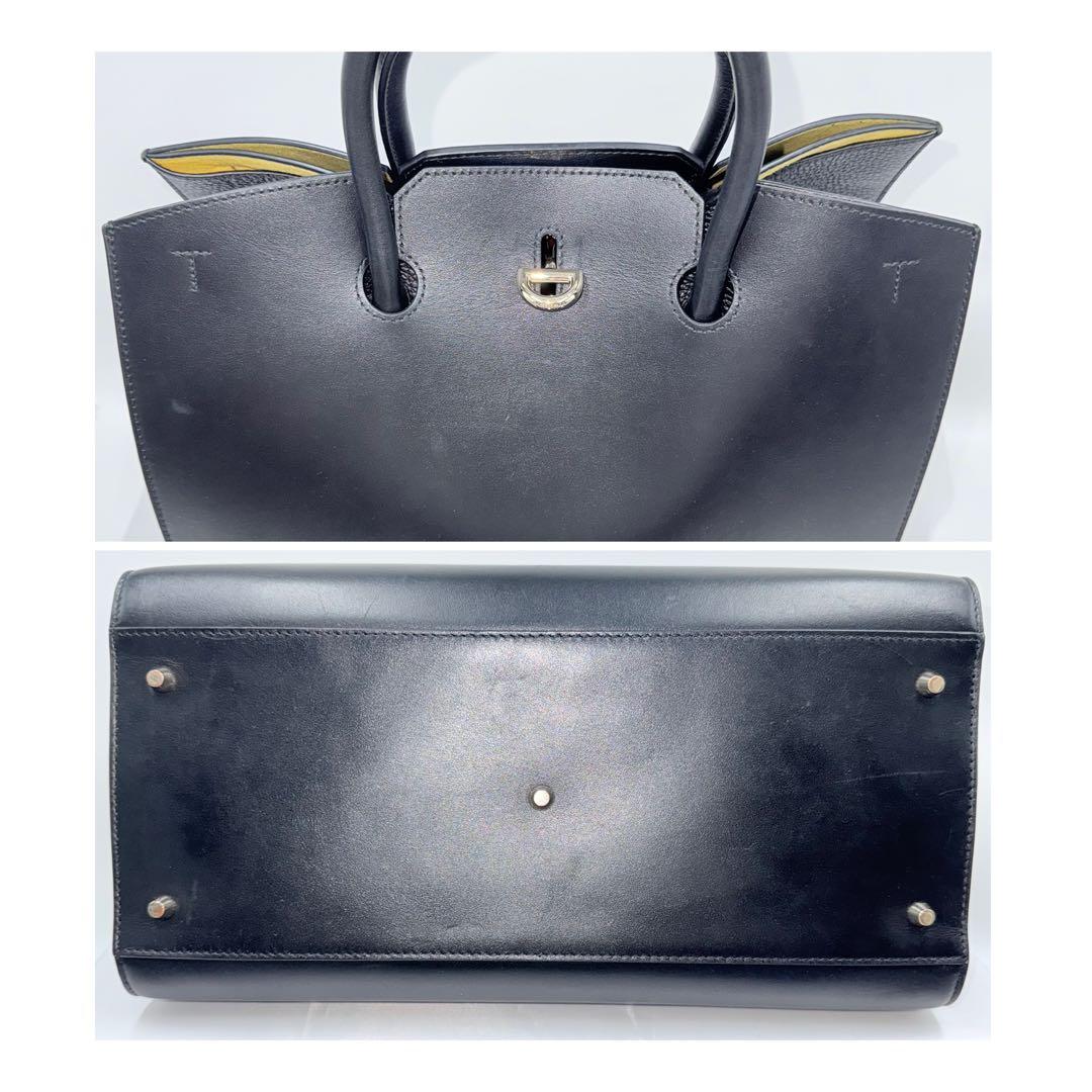 ✨美品✨FURLA フルラ ジェネシス L 2WAY トートバッグ 黒 A4 - メルカリ