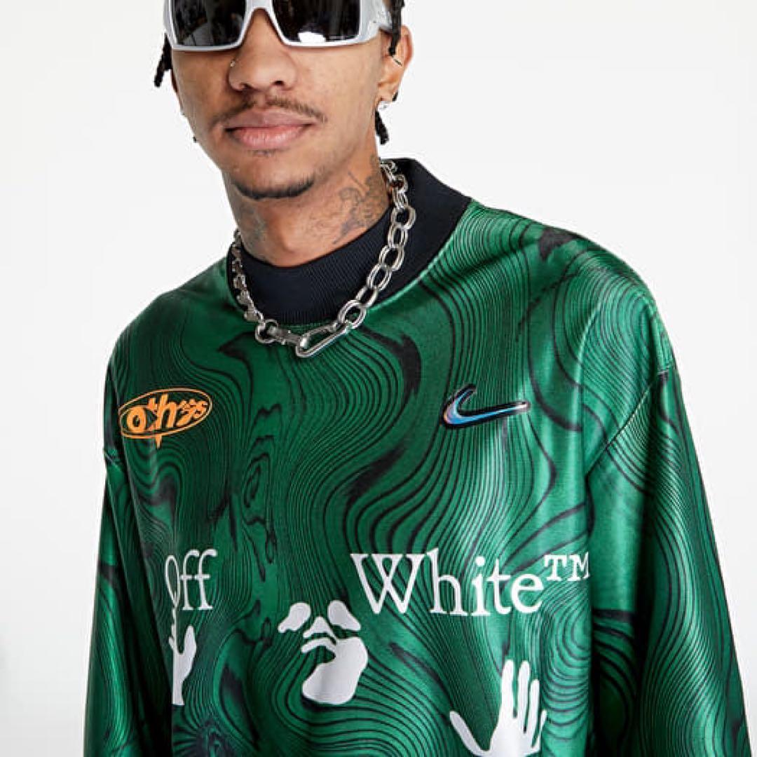 新品】NIKE off-white ゲームシャツ S - メルカリ