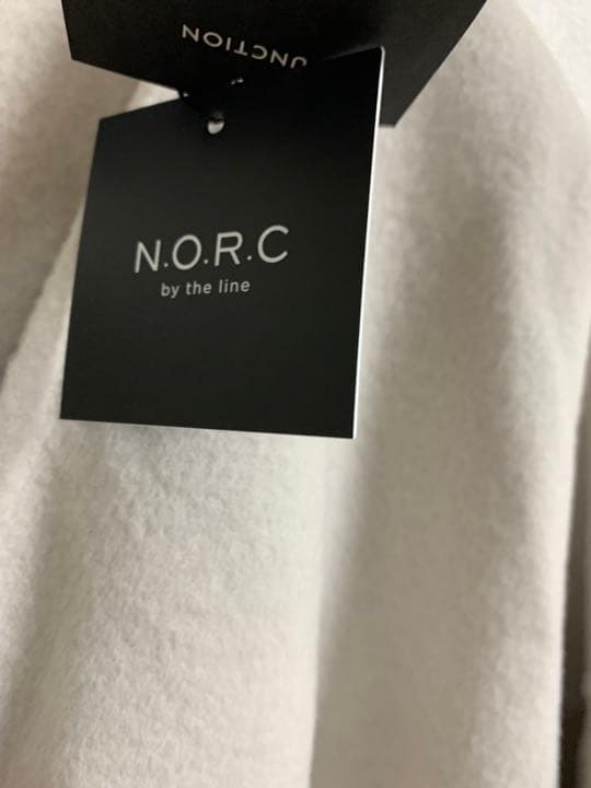 3040 N.O.R.Cbytheline ウールコート　ホワイト　S