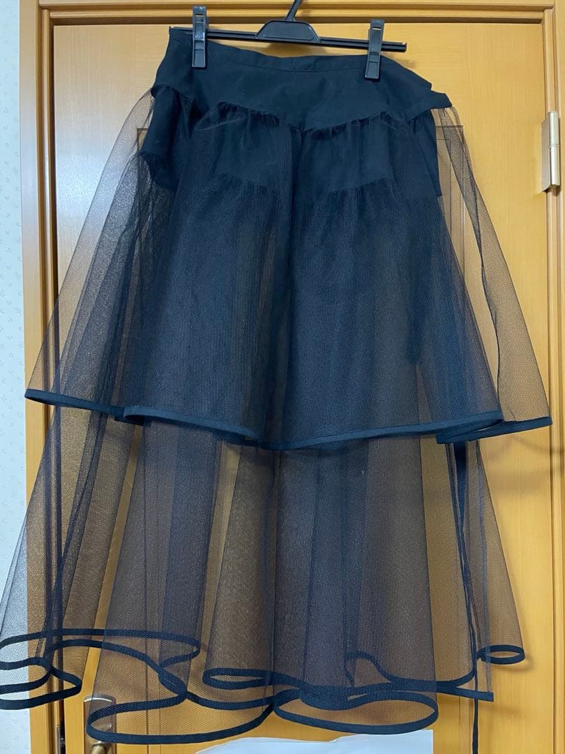 週末限定値下げ】LUDLOWラドロー Apron-tulle skirt