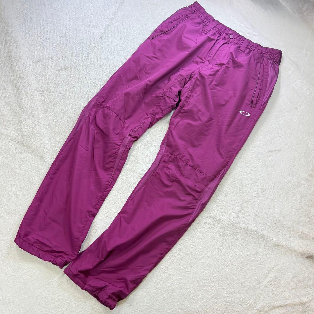 OAKLEY 2way 高機能 バイカラー ゴルフウェア 上下セットアップ L