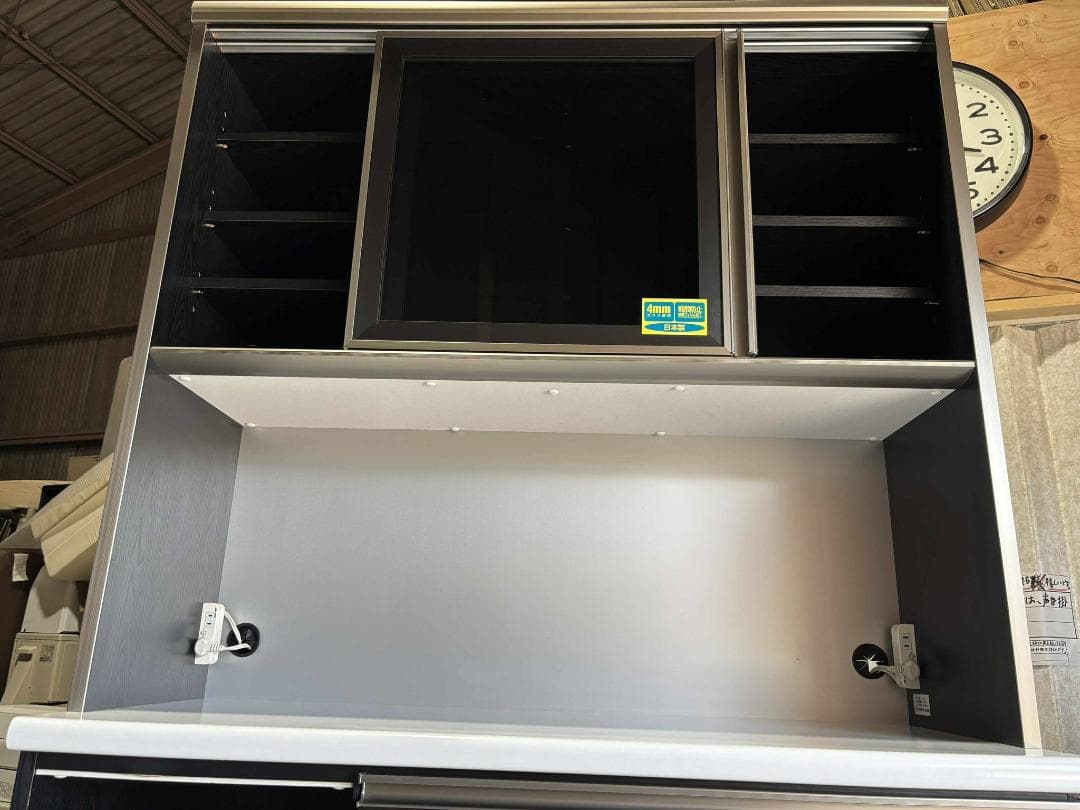 寿司様専用 最高級 古賀家具キッチンボード、人気色 食器棚 幅120cmUsed