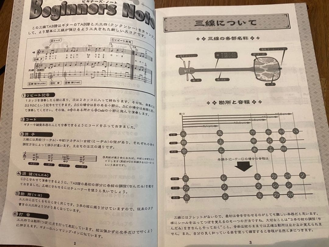 初心者におすすめ】三線風ミニ楽器「ミンミン」＋教本・チューナー