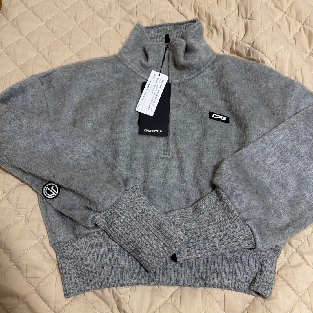 CPG GOLF ゴルフウェア　ニットジャケット CPG GOLF ゴルフ CPG ハーフジップニットブルゾン 230823234 秋 冬