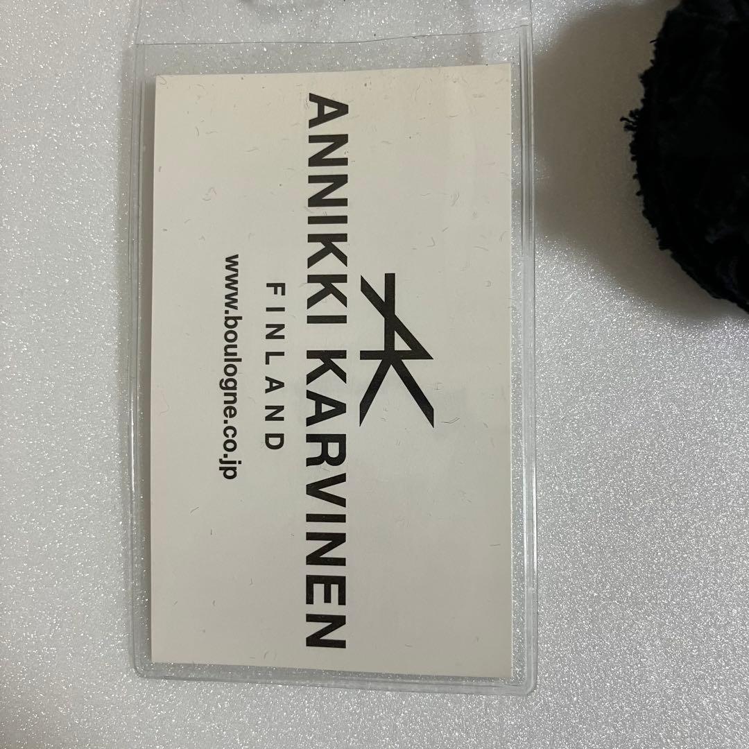 新品 希少ANNIKKI KARVINENコットン 厚手 ケープ ストール 上質