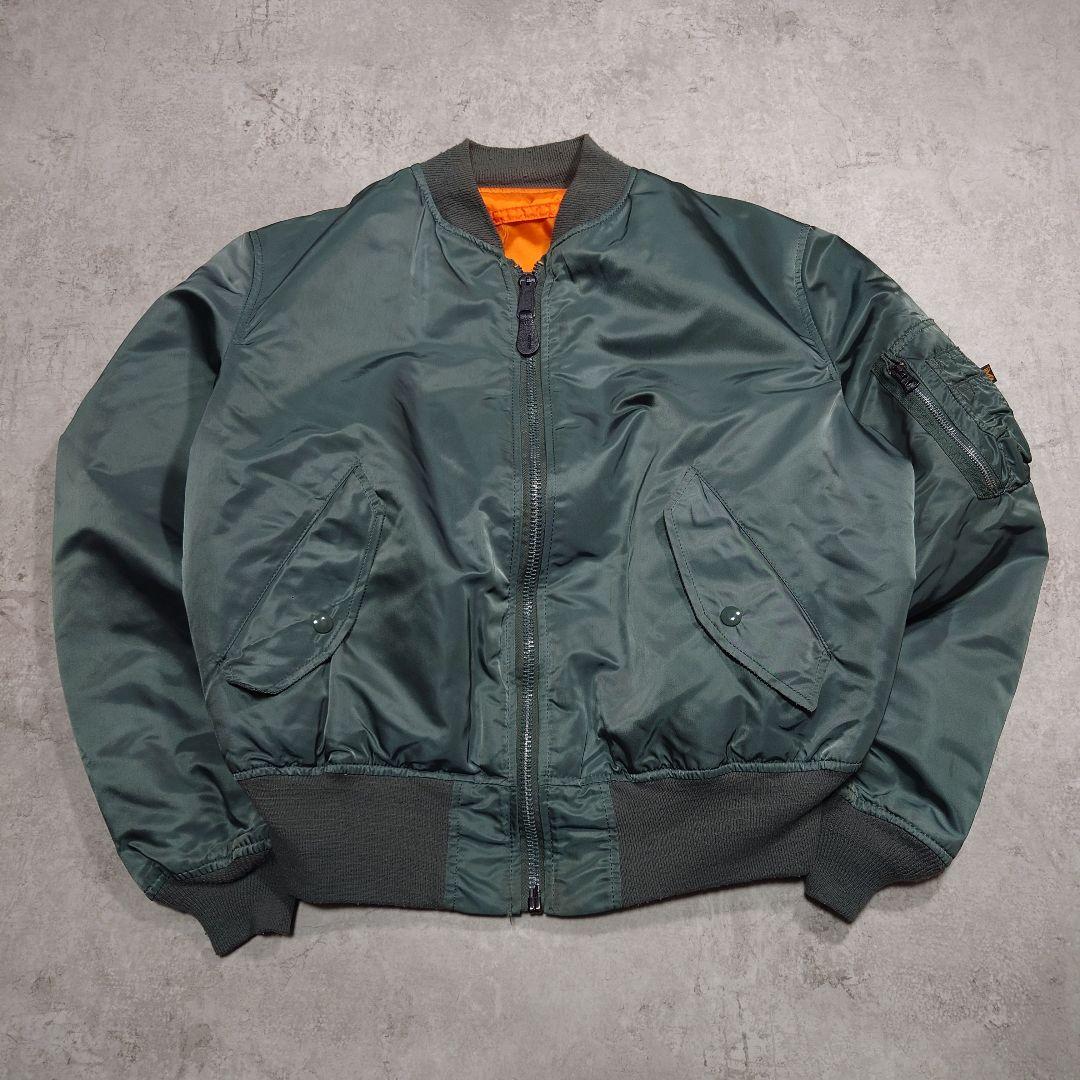 80s 90s ALPHA INDUSTRIES MA-1 USA製 M - メルカリ